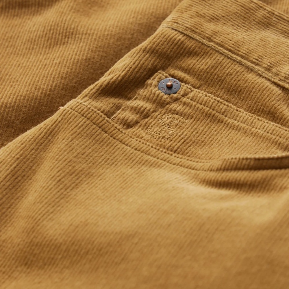 5-POCKET CORDUROY PANT IN ANTIQUE BRONZE